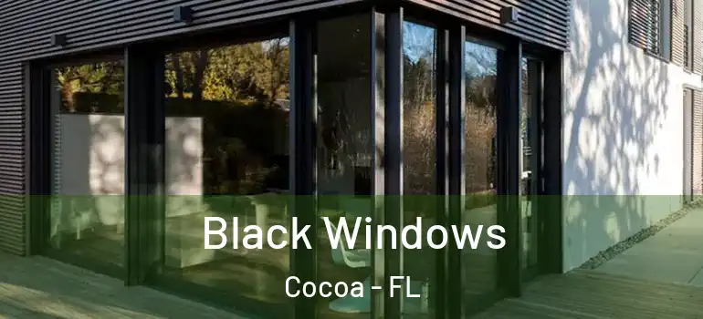  Black Windows Cocoa - FL