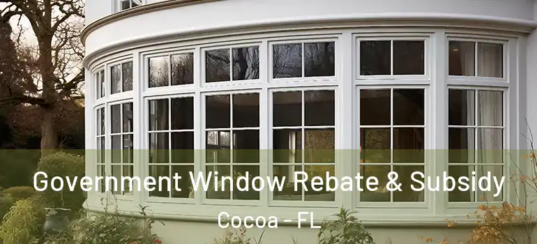 Government Window Rebate & Subsidy Cocoa - FL
