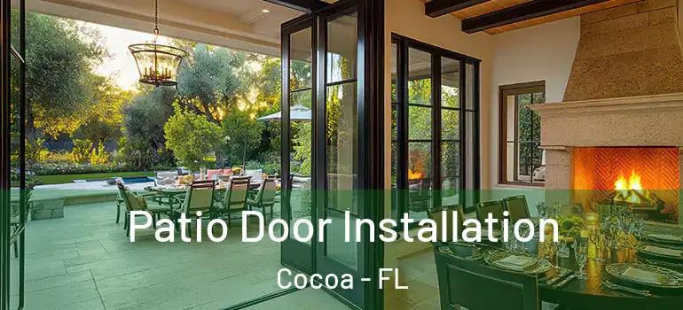  Patio Door Installation Cocoa - FL