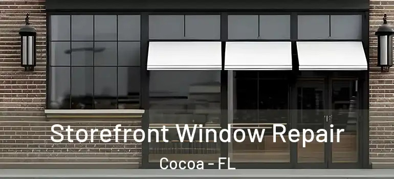  Storefront Window Repair Cocoa - FL