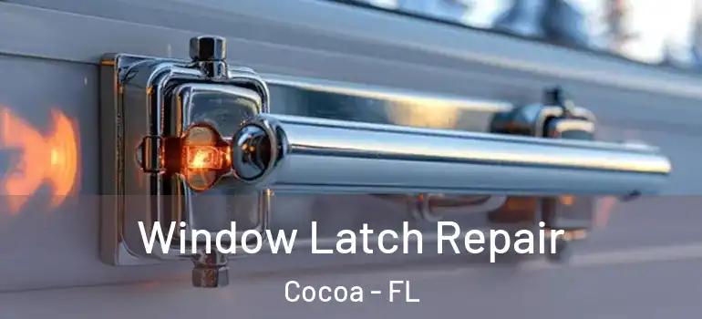  Window Latch Repair Cocoa - FL