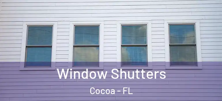  Window Shutters Cocoa - FL
